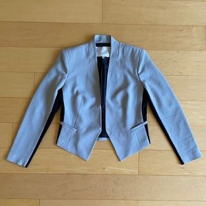 Rachel Roy Tuxedo Panel Gray Illusion Blazer
